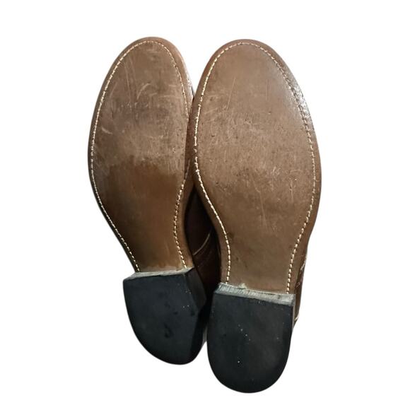 Laredo Roper Vintage Style 112 Brown Leather Ankle Lace Up Boots Sz 9.5 M Womens - Picture 5 of 8